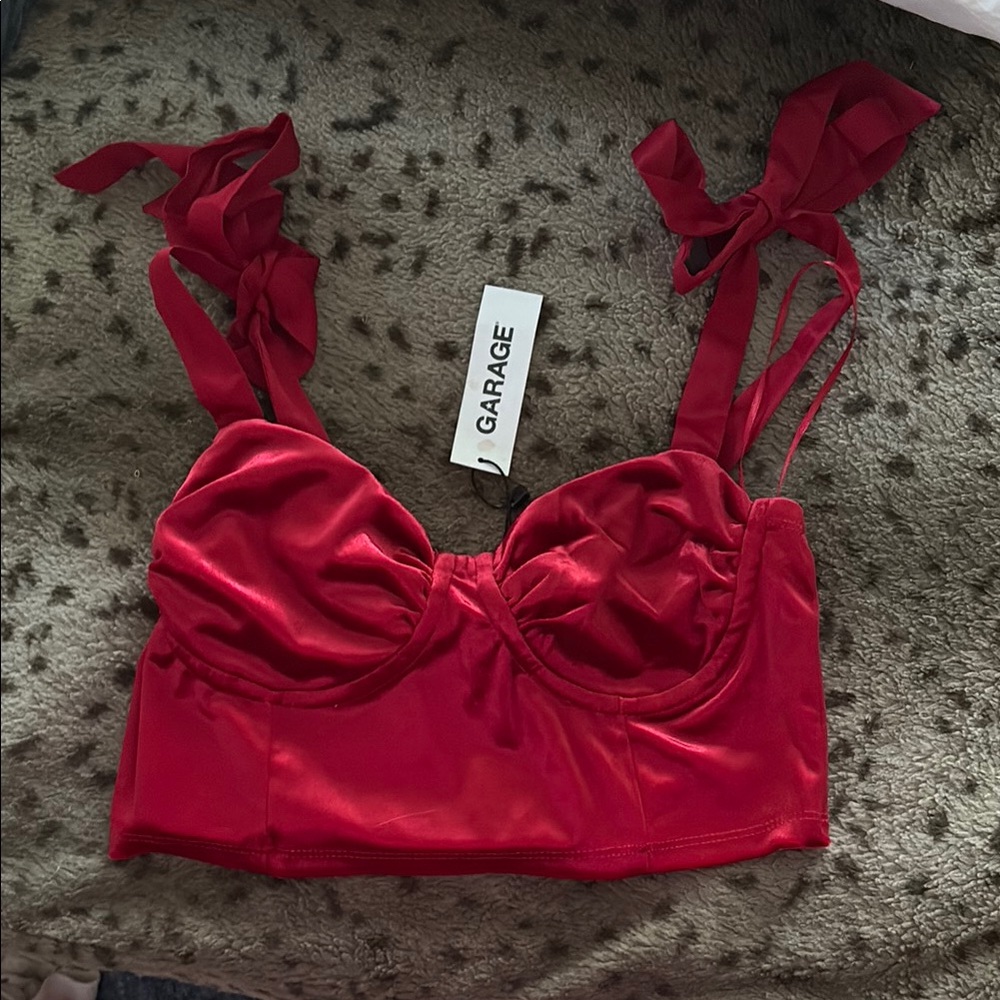 Garage Red Tank Top